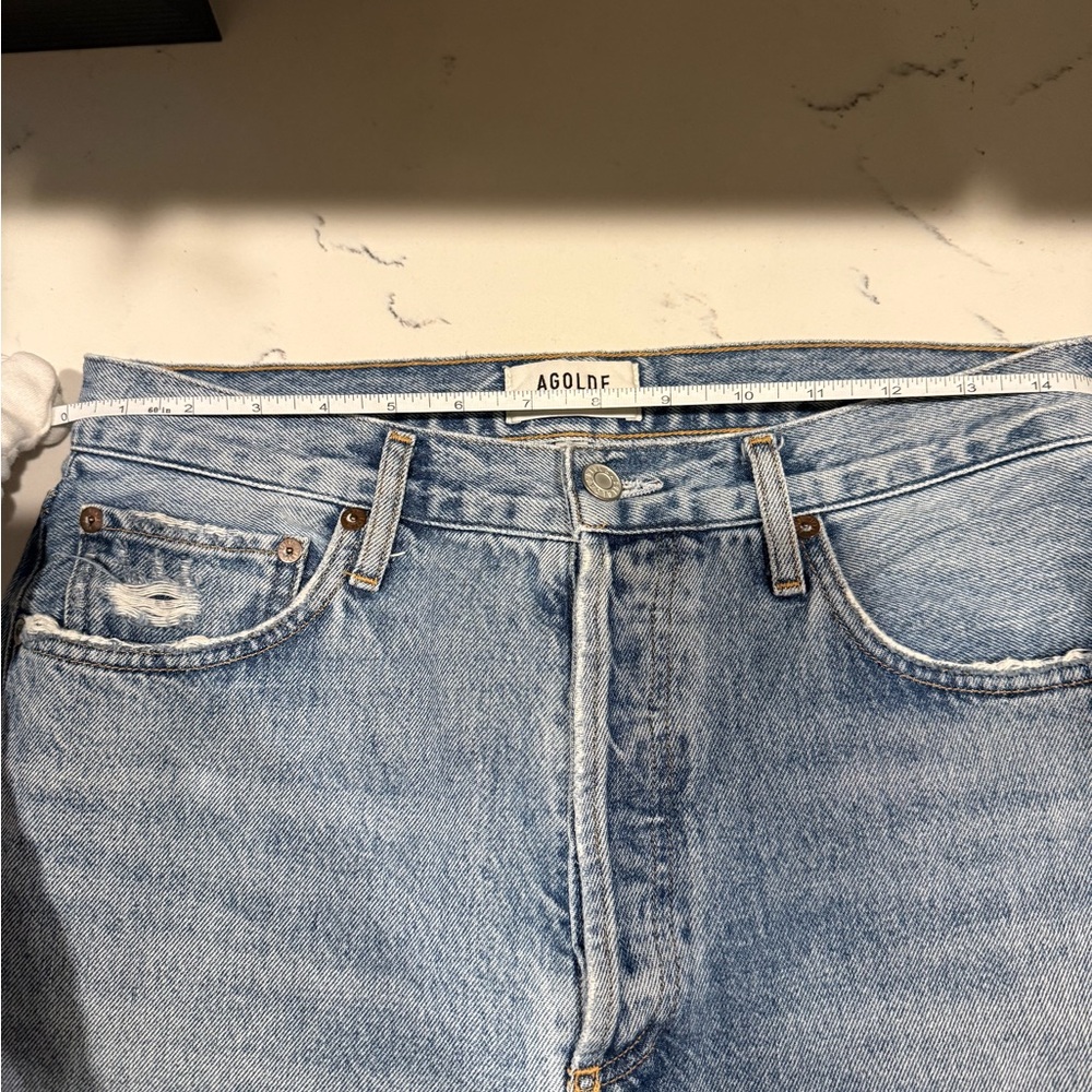 Agolde 90's Pinch Waist High Rise Straight In Navigate - Picture 5 of 8
